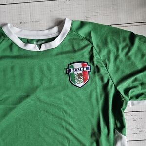 Icon Sports Mexico Soccer‎ Jersey Green Athletics Stretch Sports Medium